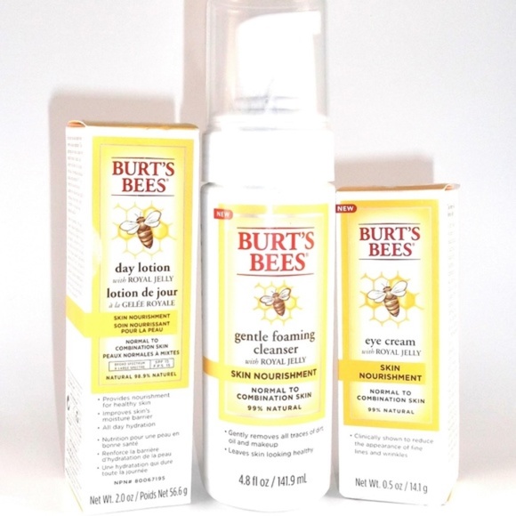 Burt's Bees Other - Burt's Bees Lotion, Cleanser, Eye Cream, 3 Count